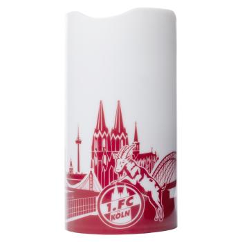1. FC Köln LED Motivkerze